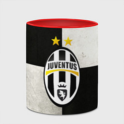 Кружка 3D Juventus FC, цвет: 3D-белый + красный — фото 2