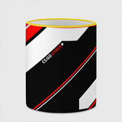 Кружка 3D CS:GO Cyrex Style, цвет: 3D-желтый кант — фото 2