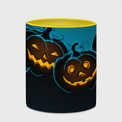 Кружка 3D Halloween3, цвет: 3D-белый + желтый — фото 2