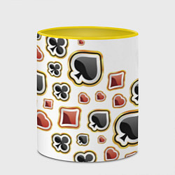 Кружка 3D World Poker, цвет: 3D-белый + желтый — фото 2