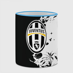Кружка 3D Juventus4, цвет: 3D-небесно-голубой кант — фото 2
