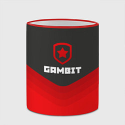 Кружка 3D Gambit Gaming Uniform, цвет: 3D-красный кант — фото 2