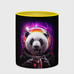 Кружка 3D Panda Cosmonaut, цвет: 3D-белый + желтый — фото 2
