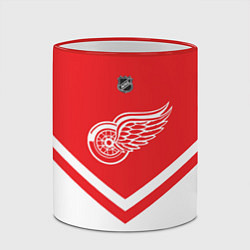 Кружка 3D NHL: Detroit Red Wings цвета 3D-красный кант — фото 2