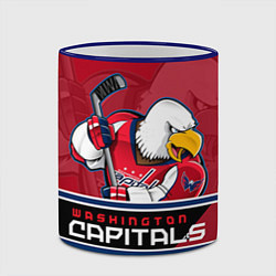 Кружка 3D Washington Capitals, цвет: 3D-синий кант — фото 2