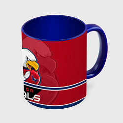 Кружка 3D Washington Capitals, цвет: 3D-белый + синий