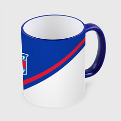 Кружка 3D NHL: New York Rangers, цвет: 3D-синий кант