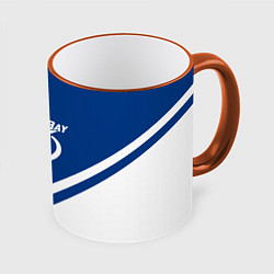 Кружка 3D NHL: Tampa Bay Lightning, цвет: 3D-оранжевый кант