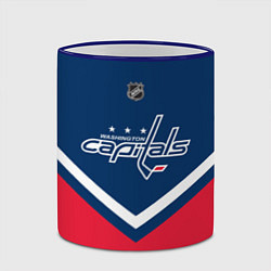 Кружка 3D NHL: Washington Capitals, цвет: 3D-синий кант — фото 2
