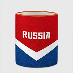 Кружка 3D Russia Team, цвет: 3D-оранжевый кант — фото 2