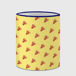 Кружка 3D Рай пиццы, цвет: 3D-синий кант — фото 2