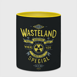 Кружка 3D Come to Wasteland, цвет: 3D-белый + желтый — фото 2