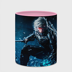Кружка 3D Metal gear solid 4, цвет: 3D-белый + розовый — фото 2