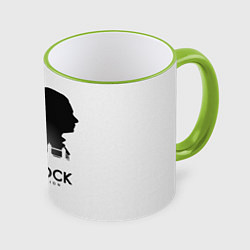 Кружка 3D Sherlock Edition, цвет: 3D-светло-зеленый кант