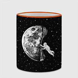 Кружка 3D Начало ночи, цвет: 3D-оранжевый кант — фото 2