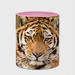Кружка 3D Милый тигр, цвет: 3D-белый + розовый — фото 2