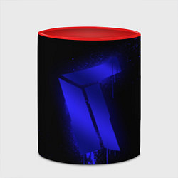 Кружка 3D Titan: Black collection, цвет: 3D-белый + красный — фото 2