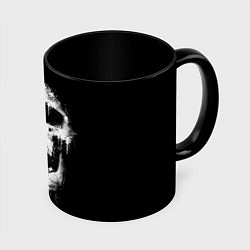 Кружка 3D Evil Skull, цвет: 3D-белый + черный