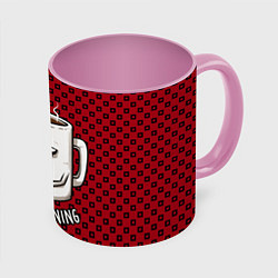 Кружка 3D Good Morning, цвет: 3D-белый + розовый