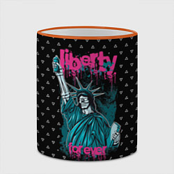 Кружка 3D Liberty Forever, цвет: 3D-оранжевый кант — фото 2