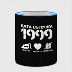 Кружка 3D Дата выпуска 1999, цвет: 3D-небесно-голубой кант — фото 2