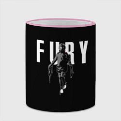 Кружка 3D Tretij rebenok Fury, цвет: 3D-розовый кант — фото 2