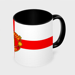 Кружка 3D Manchester Utd: England, цвет: 3D-белый + черный