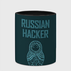Кружка 3D Русский хакер, цвет: 3D-белый + черный — фото 2