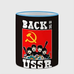 Кружка 3D Back In The USSR, цвет: 3D-небесно-голубой кант — фото 2