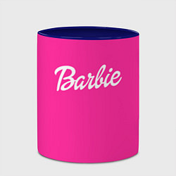 Кружка 3D Барби, цвет: 3D-белый + синий — фото 2