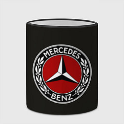 Кружка 3D Mercedes-Benz, цвет: 3D-черный кант — фото 2