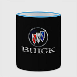 Кружка 3D Buick, цвет: 3D-небесно-голубой кант — фото 2