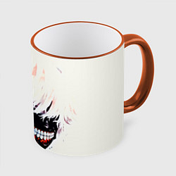 Кружка 3D Tokyo ghoul, цвет: 3D-оранжевый кант
