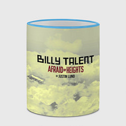 Кружка 3D Billy Talent: Afraid of Heights, цвет: 3D-небесно-голубой кант — фото 2