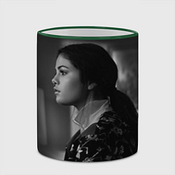 Кружка 3D Selena Gomez: Mono, цвет: 3D-зеленый кант — фото 2