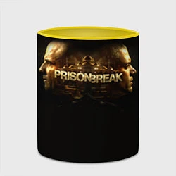 Кружка 3D Prison break, цвет: 3D-белый + желтый — фото 2
