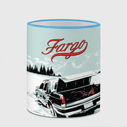 Кружка 3D Fargo Car, цвет: 3D-небесно-голубой кант — фото 2