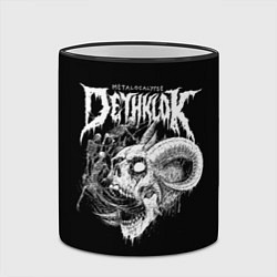 Кружка 3D Dethklok: Goat Skull, цвет: 3D-черный кант — фото 2