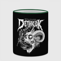 Кружка 3D Dethklok: Goat Skull, цвет: 3D-зеленый кант — фото 2