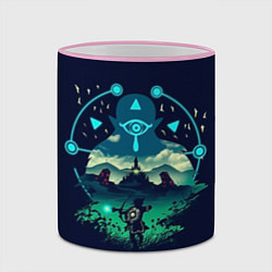 Кружка 3D The Legend of Zelda, цвет: 3D-розовый кант — фото 2