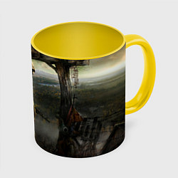 Кружка 3D STALKER: Call of Pripyat, цвет: 3D-белый + желтый
