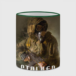 Кружка 3D STALKER: Warrior, цвет: 3D-зеленый кант — фото 2