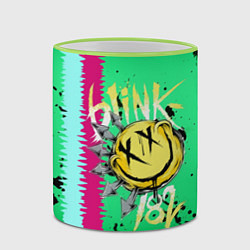 Кружка 3D Blink 182, цвет: 3D-светло-зеленый кант — фото 2
