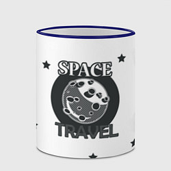 Кружка 3D Space travel, цвет: 3D-синий кант — фото 2