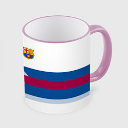 Кружка 3D FC Barcelona, цвет: 3D-розовый кант