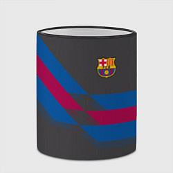 Кружка 3D Barcelona FC: Dark style, цвет: 3D-черный кант — фото 2