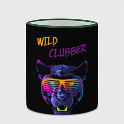 Кружка 3D Wild Clubber, цвет: 3D-зеленый кант — фото 2