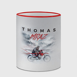Кружка 3D Thomas Mraz: Biker, цвет: 3D-красный кант — фото 2