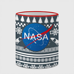 Кружка 3D NASA: New Year, цвет: 3D-красный кант — фото 2