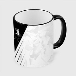 Кружка 3D FC Juventus: Abstract, цвет: 3D-черный кант